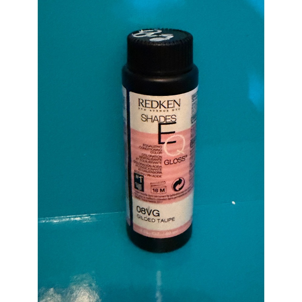 Redken Shades EQ Gloss 8VG Gilded Taupe Demi-Permanent Hair Color gloss shine‎